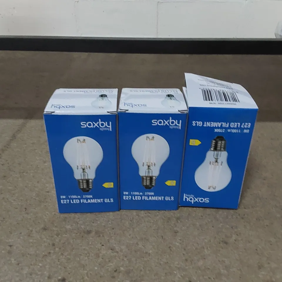 3X BOXED 8W E27 DIMMABLE LED VINTAGE EDISON LIGHTBULB