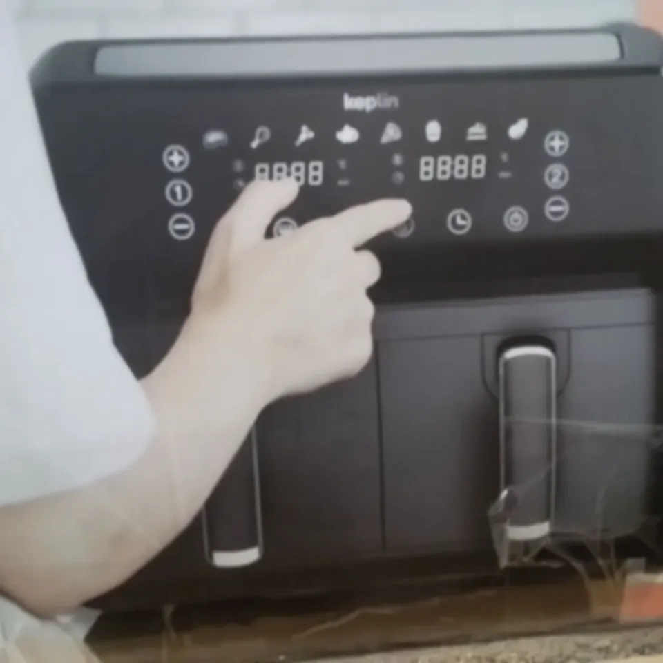 BOXED KEPLIN 9 LITRE DUAL DRAWER AIRFRYER