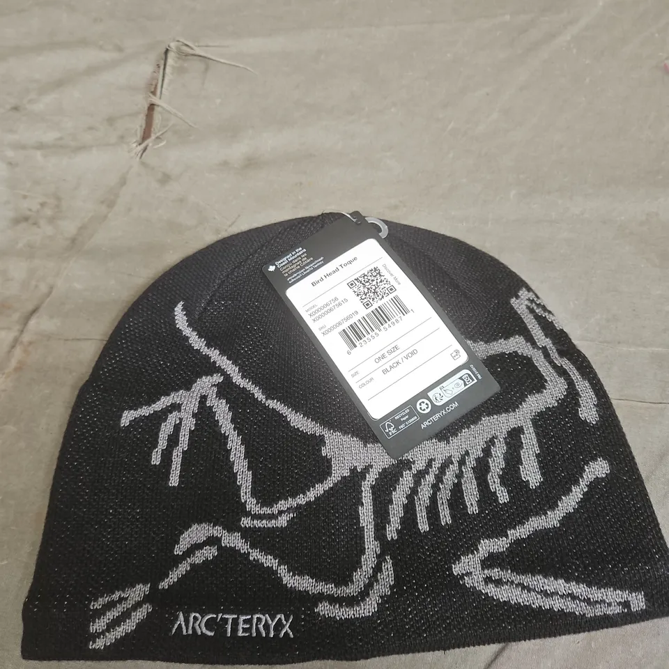 ARC'TERYX BIRD HEAD TOQUE BEANIE – BLACK – ONE SIZE