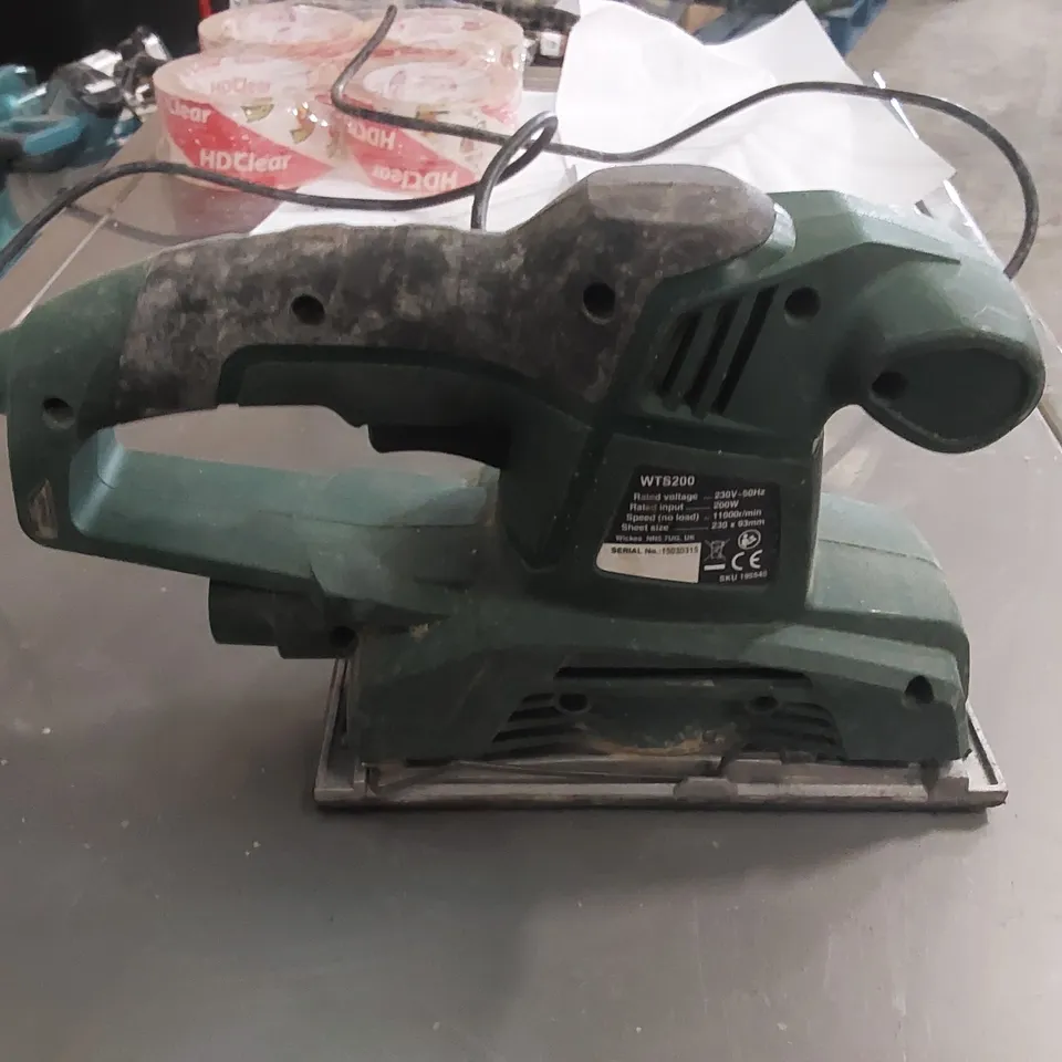 WICKES BELT SANDER WTS200 200W - MISSING PLUG