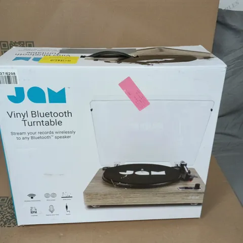 JAM VINYL BLUETOOTH TURNTABLE – BOXED