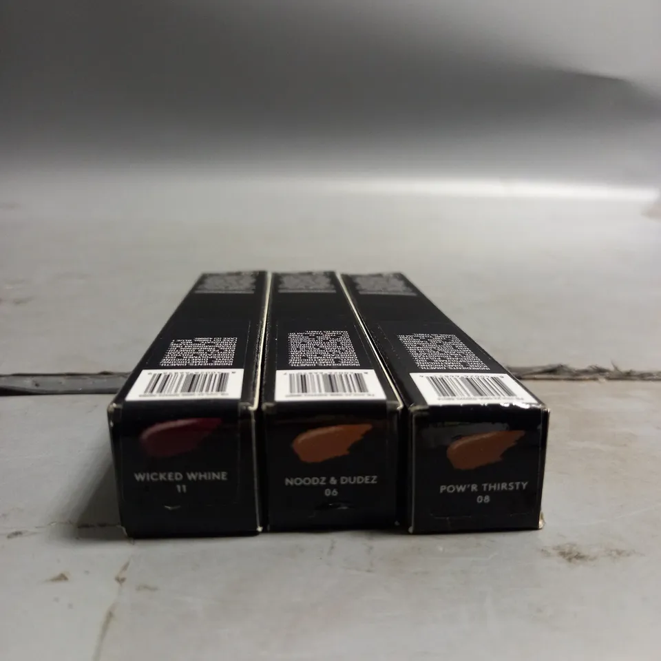 LOT OF 3 FENTY VELVET LIQUID LIPSTICK 5.5G