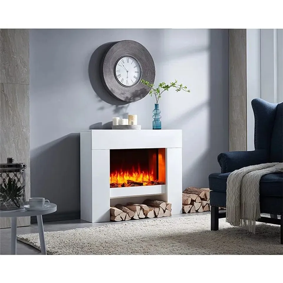 BOXED BELFRY HEATING 100CM W SURFACE WALL MOUNTED ELECTRIC FIRE (2 BOXES)