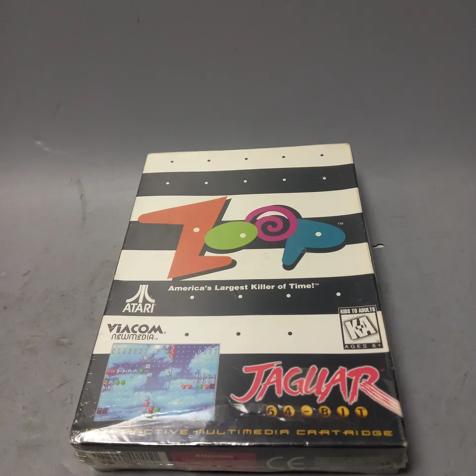 SEALED ATARI ZOOP JAGUAR 64-BIT GAME 