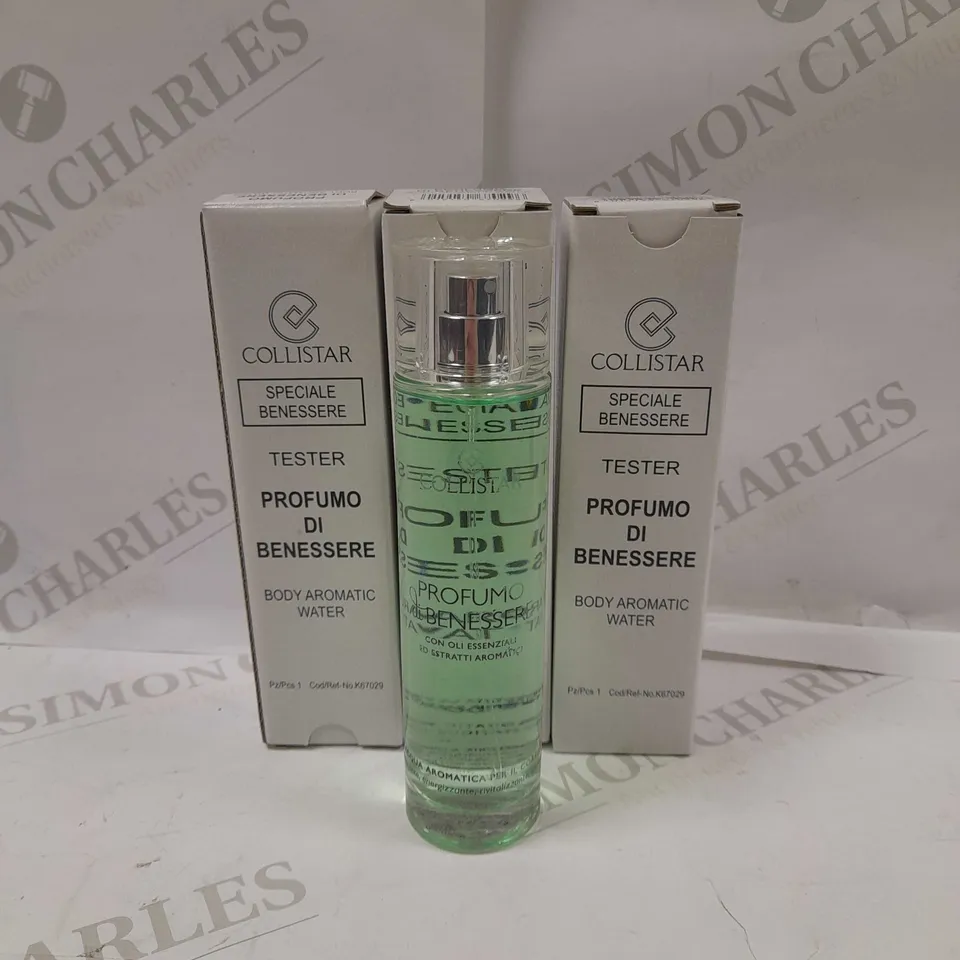 LOT OF APPROX 3 COLLISTAR PROFUMO DI BENESSERE TESTERS