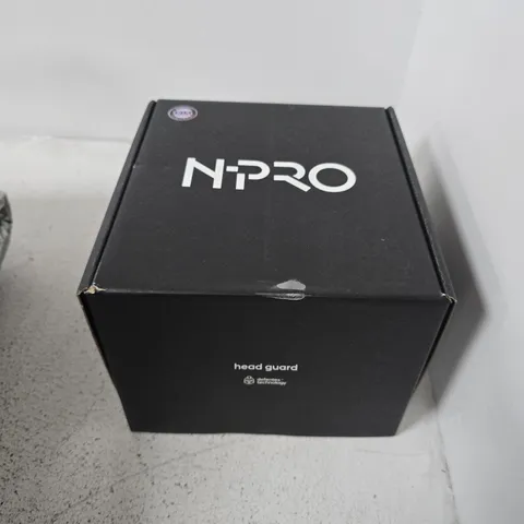 BOXED N-PRO LARGE ADULT 59CM BLACK/RED HEAD GUARD