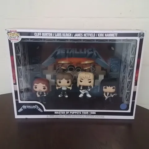 BOXED FUNKY POP SET, METALLICA MASTER OF THE PUPPETS TOUR 1986