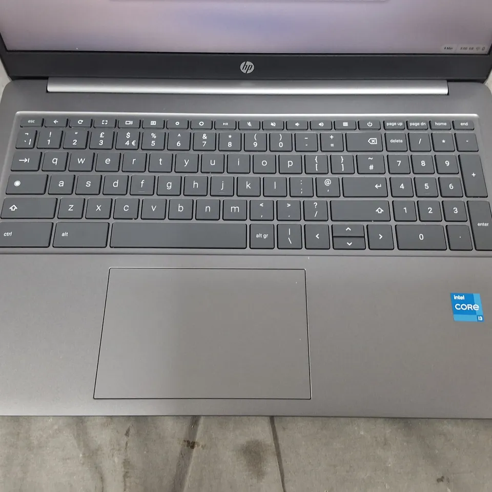 HP CHROMEBOOK PLUS INTEL I-3 LAPTOP IN SILVER - 15A-NB0004NA