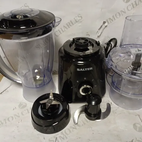 SALTER DELUXE 3 IN 1 BLENDER SET 400W STAINLESS STEEL