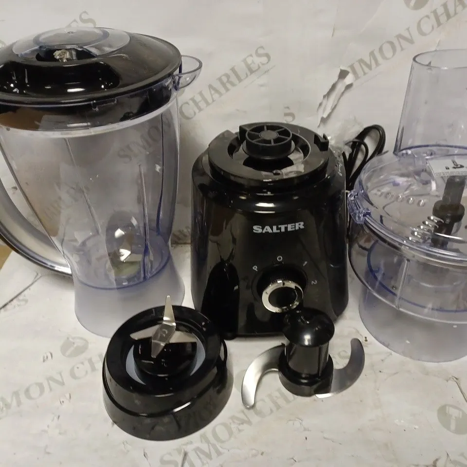 SALTER DELUXE 3 IN 1 BLENDER SET 400W STAINLESS STEEL