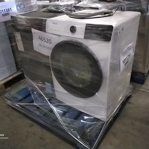 CANDY FREESTANDING SLIMLINE DISHWASHER BLACK AND HISENSE 10 KG FREESTANDING WASHING MACHINE - WHITE