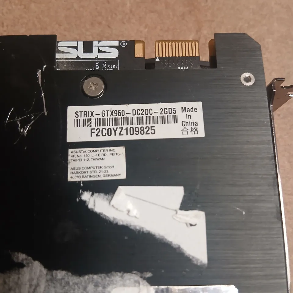 ASUS STRIX GTX960-DC20C-2GD5 GRAPHICS CARD