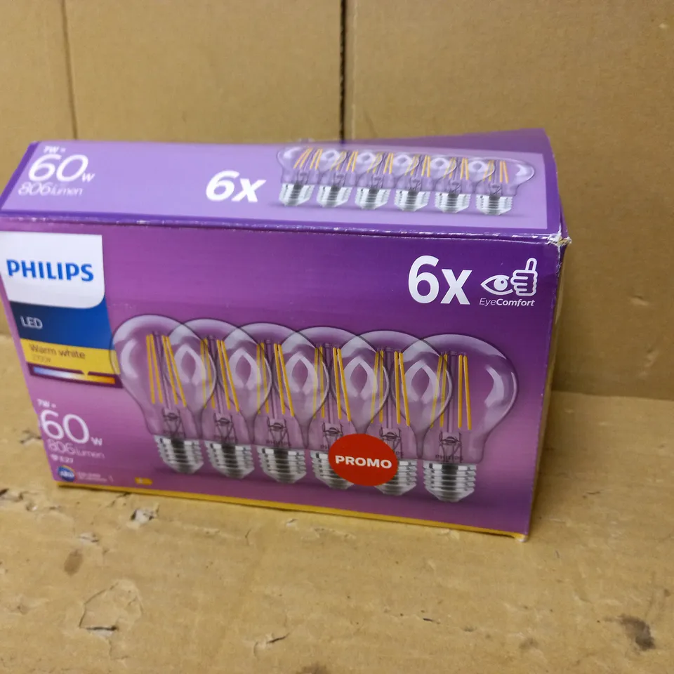 PHILIPS LED WARM WHITE LIGHTBULBS