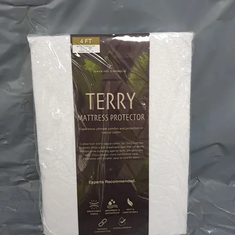 GAVENO CAVALIA TERRY MATTRESS PROTECTOR - 120X190