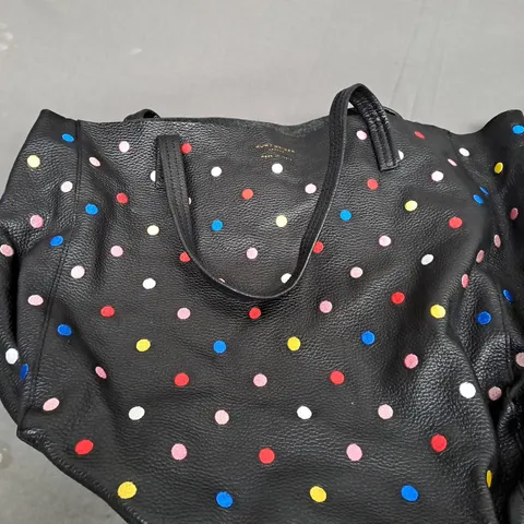 KURT GEIGER BLACK SPOTTED BAG 