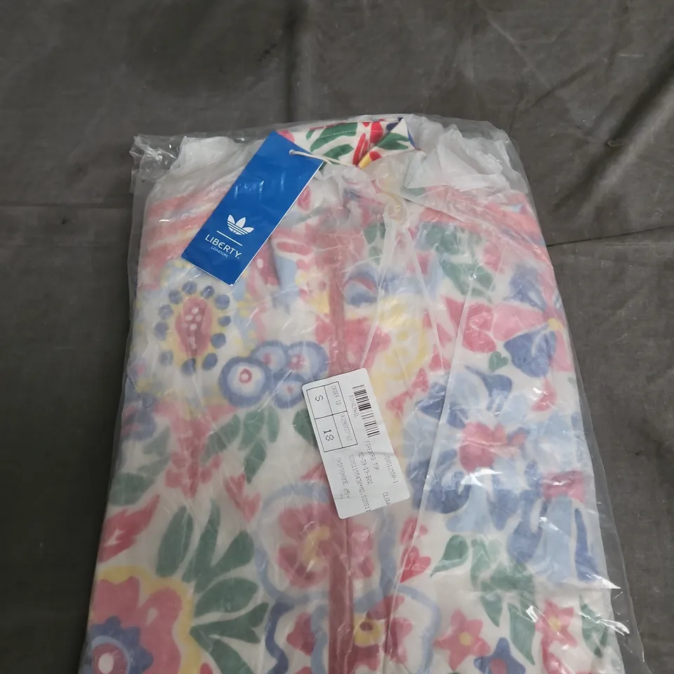 ADIDAS FIREBIRD TOP – MULTICOLOUR FLORAL PRINT - 12-13YRS