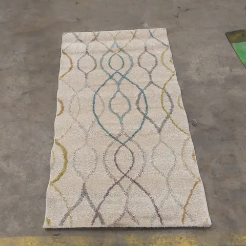 QUALITY DESIGNER RUG APPROXIMATELY - 145 x 80cm
