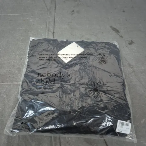 NOBODYS CHILD ARAMIS BLOUSE – BLACK, UK 10 (EU 38)