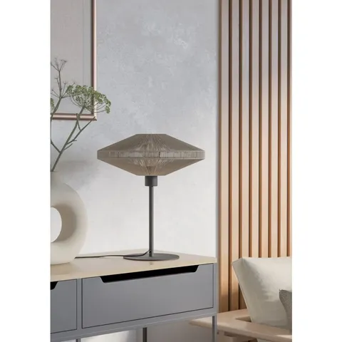 BOXED EGLO LIGHTS MIDSUMER TABLE LAMP BLACK 