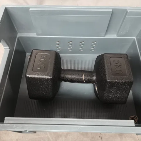 UNBOXED 5 KG GYM DUMBBELL 