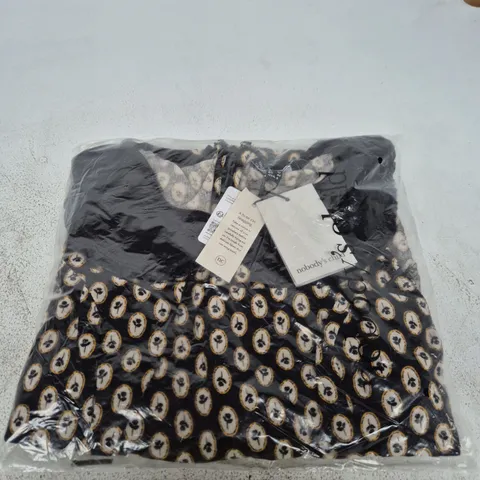 NOBODY'S CHILD CHELSEA MIDI DRESS – BLACK PATTERN, UK 8
