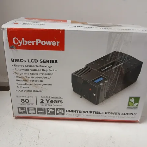 CYBERPOWER BRICS LCD SERIES UPS – UNINTERRUPTIBLE POWER SUPPLY (DESKTOP)