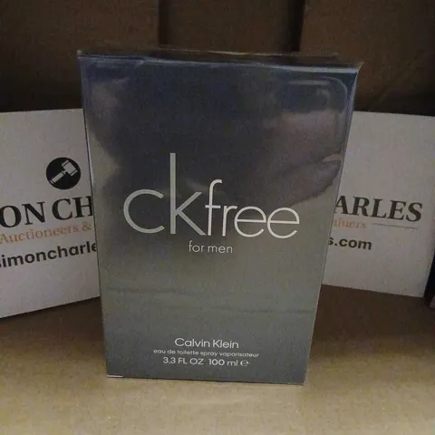 BOXED AND SEALED CALVIN KLEIN CK FREE EAU DE TOILETTE 100ML