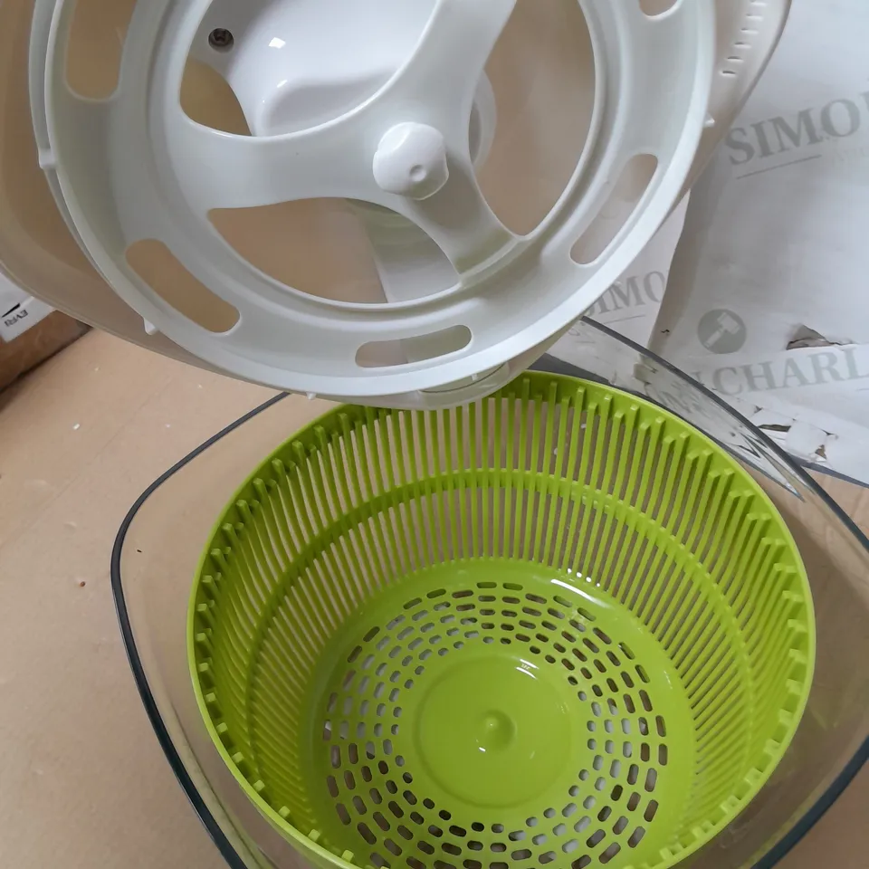 COOK'S ESSENTIALS PULL CORD SALAD SPINNER