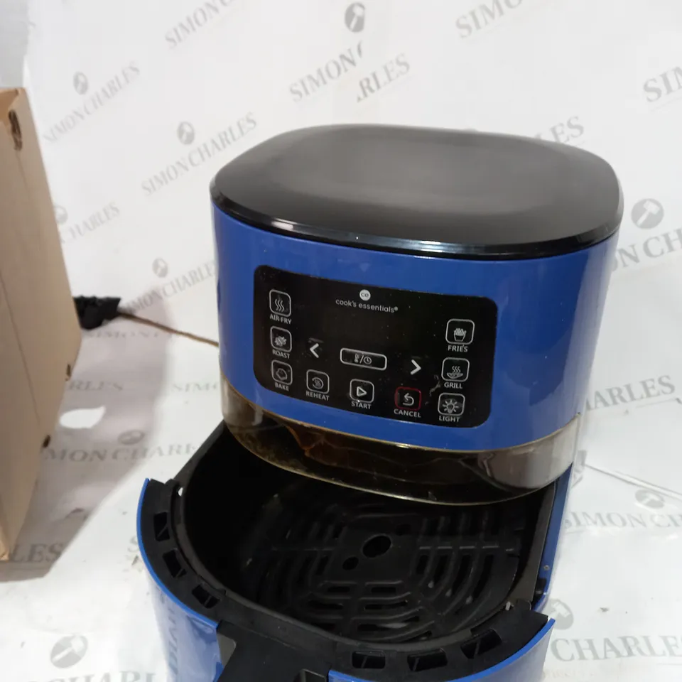 COOK'S ESSENTIALS 4.0L AIR FRYER - BLUE