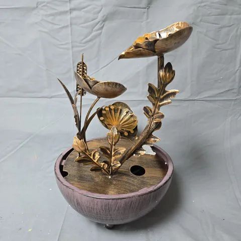 GARDEN REFLECTIONS FLORAL STEMS WATER FEATURE
