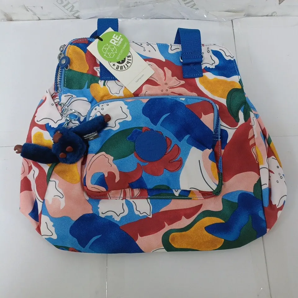 KIPLING SHOULDER BAG IN BOTANICAL PRINT