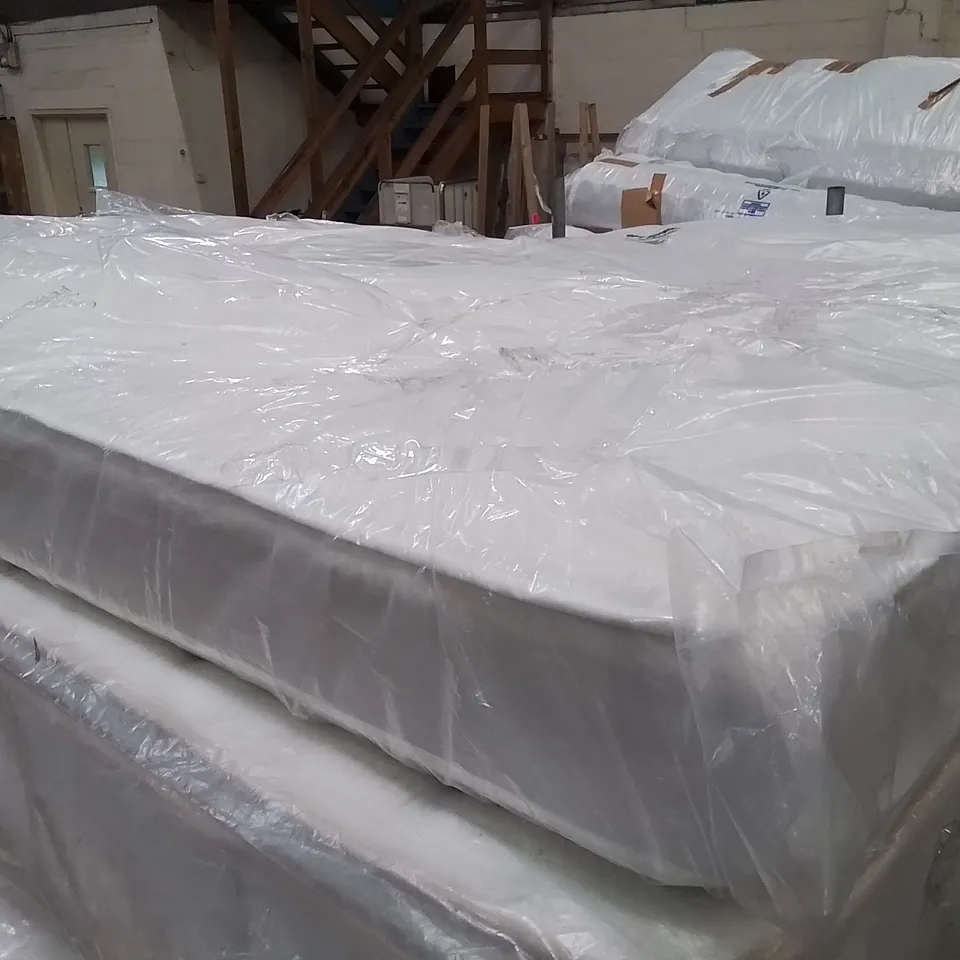 QUALITY BAGGED SERENITY COMFORT COIL SPRING AND ECO-FOAM HYBRID 135cm DOUBLE MATTRESS