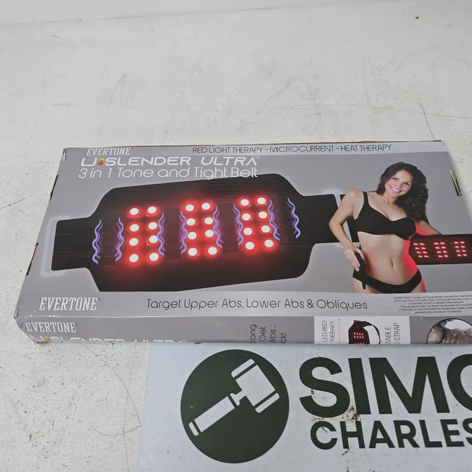 EVERTONE 3-IN-1 TONE AND TIGHT BELT WITH LED LIGHT THERAPY (BOXED)
