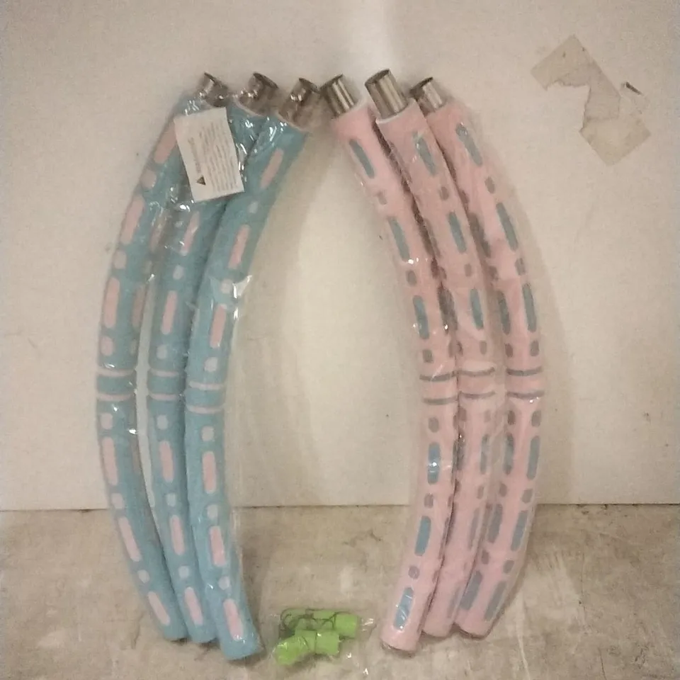 BOXED FREE WEIGHT HULA HOOP (BLUE/PINK)