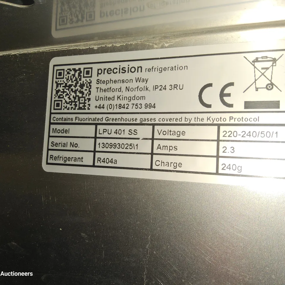 PRECISION TALL COMMERCIAL FREEZER LPU 401 SE