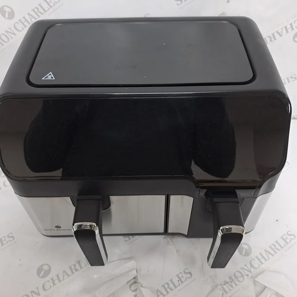 BOXED COOK'S ESSENTIALS 7.7L DUAL AIR FRYER 