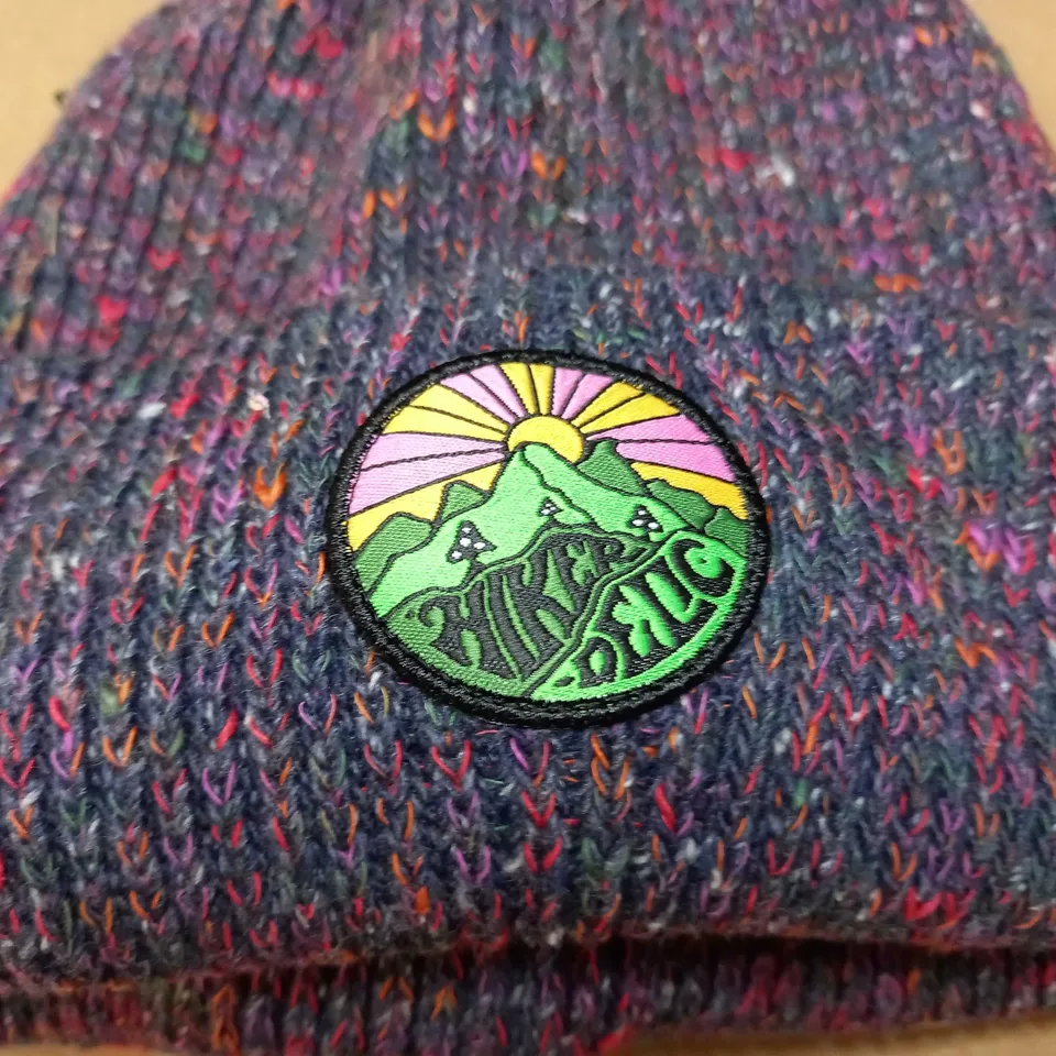 HIKERDELIC X DRUTHERS RECYCLED MELANGE RIBBED BEANIE - MULTICOLOUR - ONE SIZE