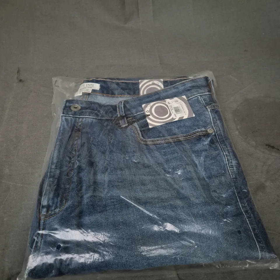 BAGGED WHITE STUFF CASUAL DENIM JEANS SIZE 18