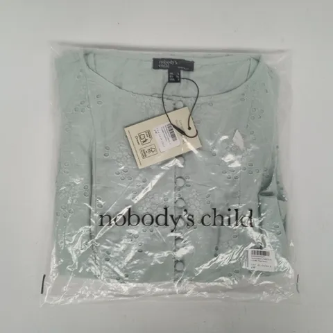 BAGGED NOBODY'S CHILD CLAUDIA MINI DRESS IN GREEN SIZE UK 6