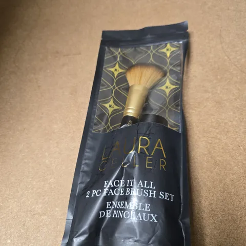 LAURA GELLER FACE IT ALL 2-PC FACE BRUSH SET