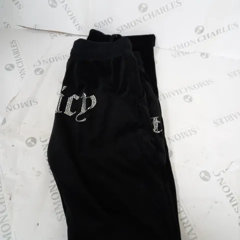 JUICY COUTURE VELVET TRACKSUIT BOTTOMS SIZE S