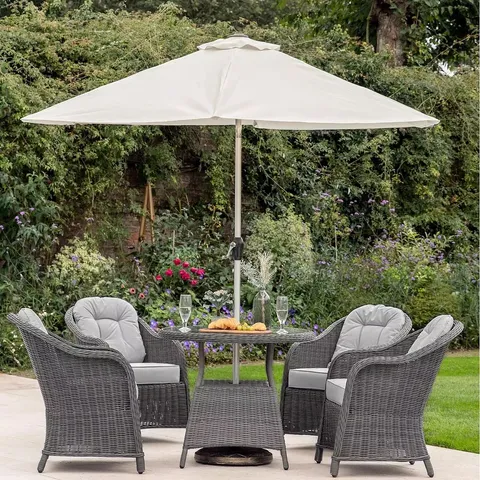 BOXED GALLERY DIRECT VAZZANO 2x3M PARASOL CREAM