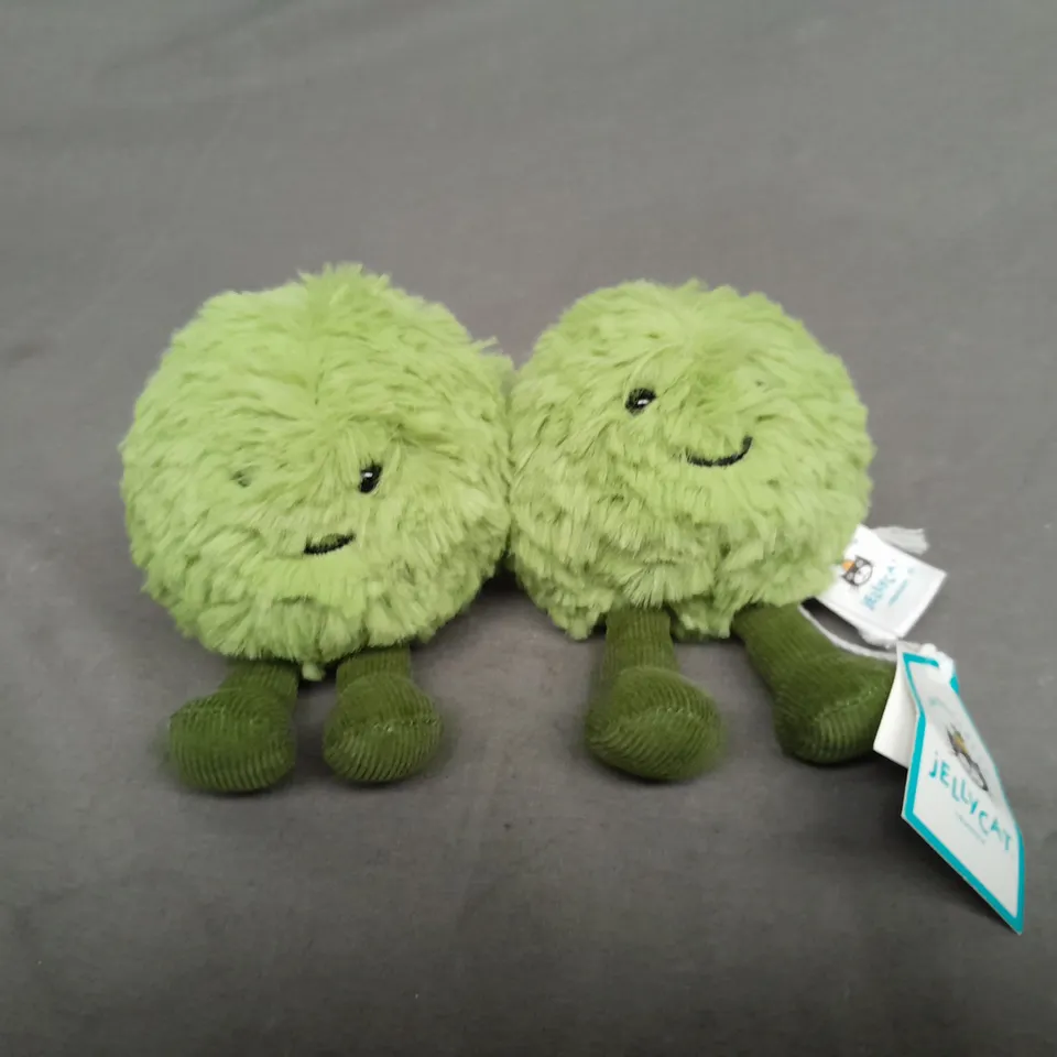JELLYCAT - WE ARE DOT AND PEGGY MUSHY PEAS