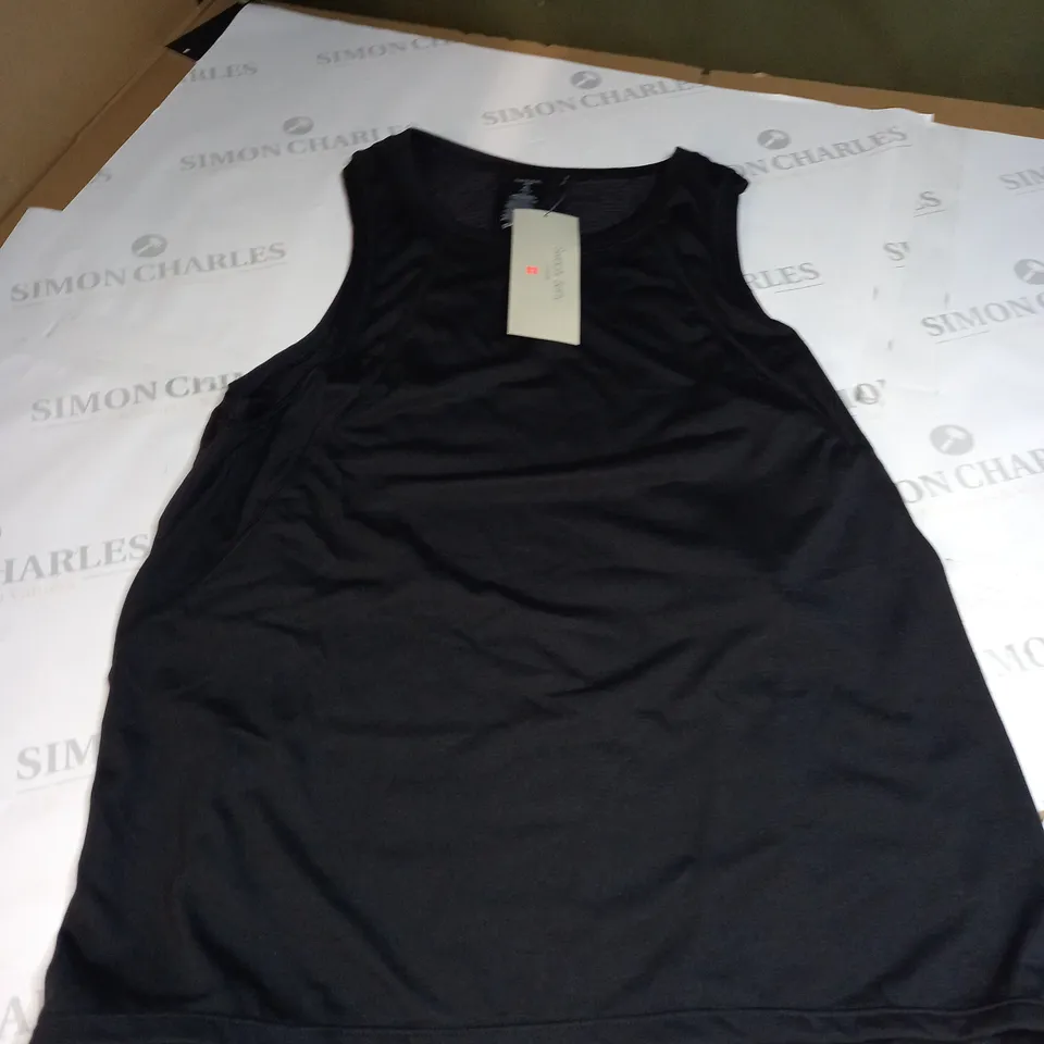 LARGE BLACK SWEATY BETTY VEST 