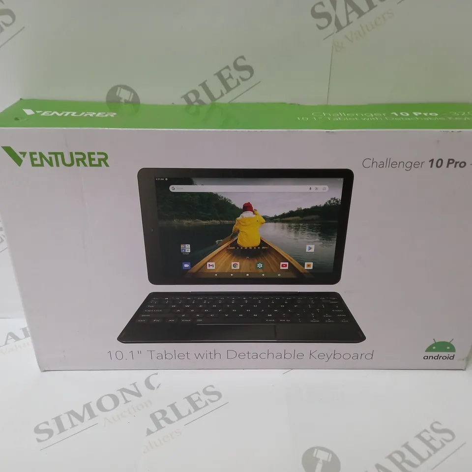 BRAND NEW BOXED VENTURER 10.1" TABLET WITH DETACHABLE KEYBOARD