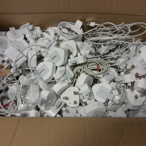 LARGE QUANTITY OF ASSORTED PLUGS, WIRES, AND CHARGERS ETC. 