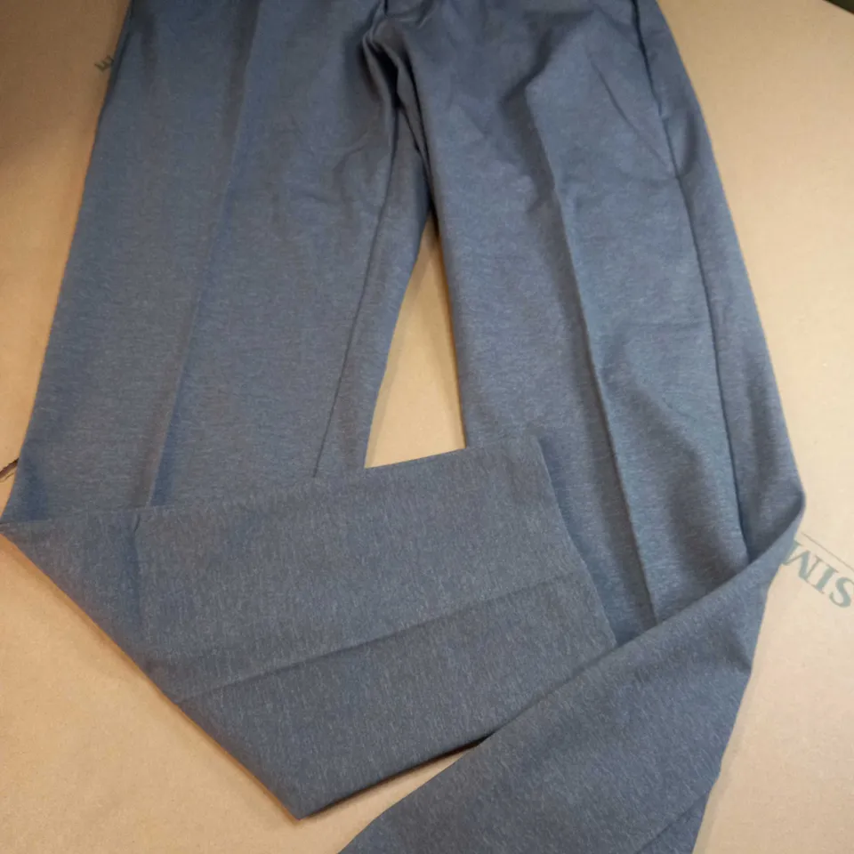 UNIQLO GREY MARL SUIT TROUSERS - MEDIUM