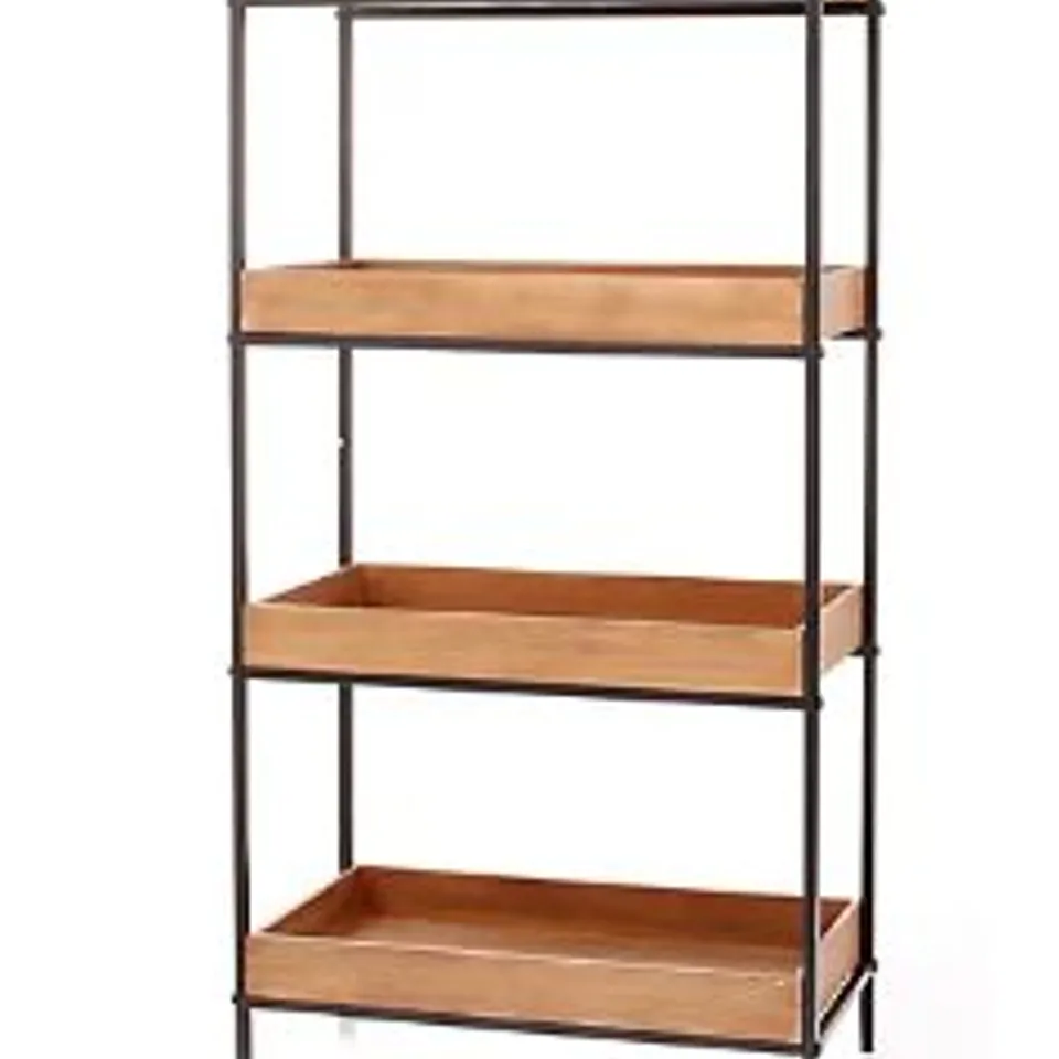MY HOME STORIES 4 TIER SHELVING UNIT [COLLECTION ONLY]