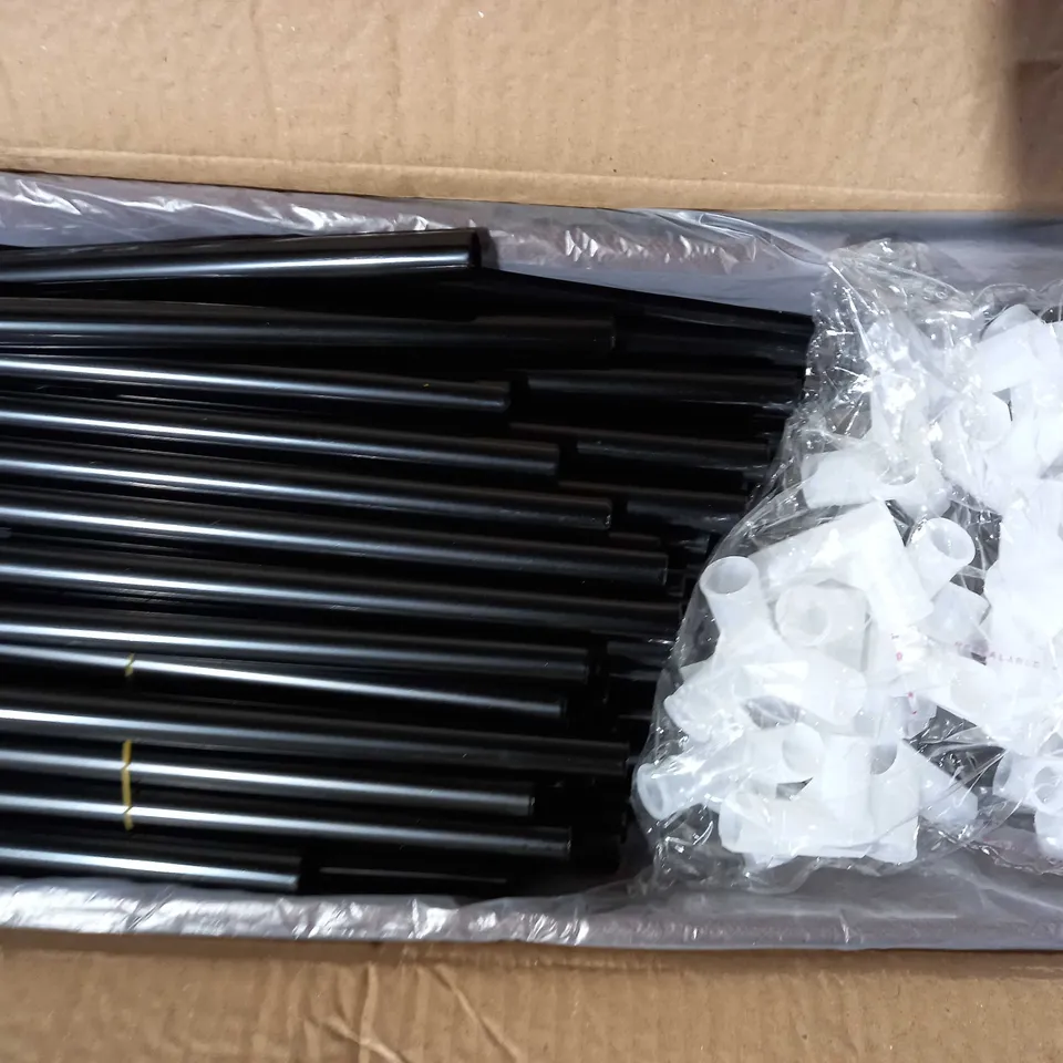 BOX OF SPARE RODS & CONNECTOR PARTS
