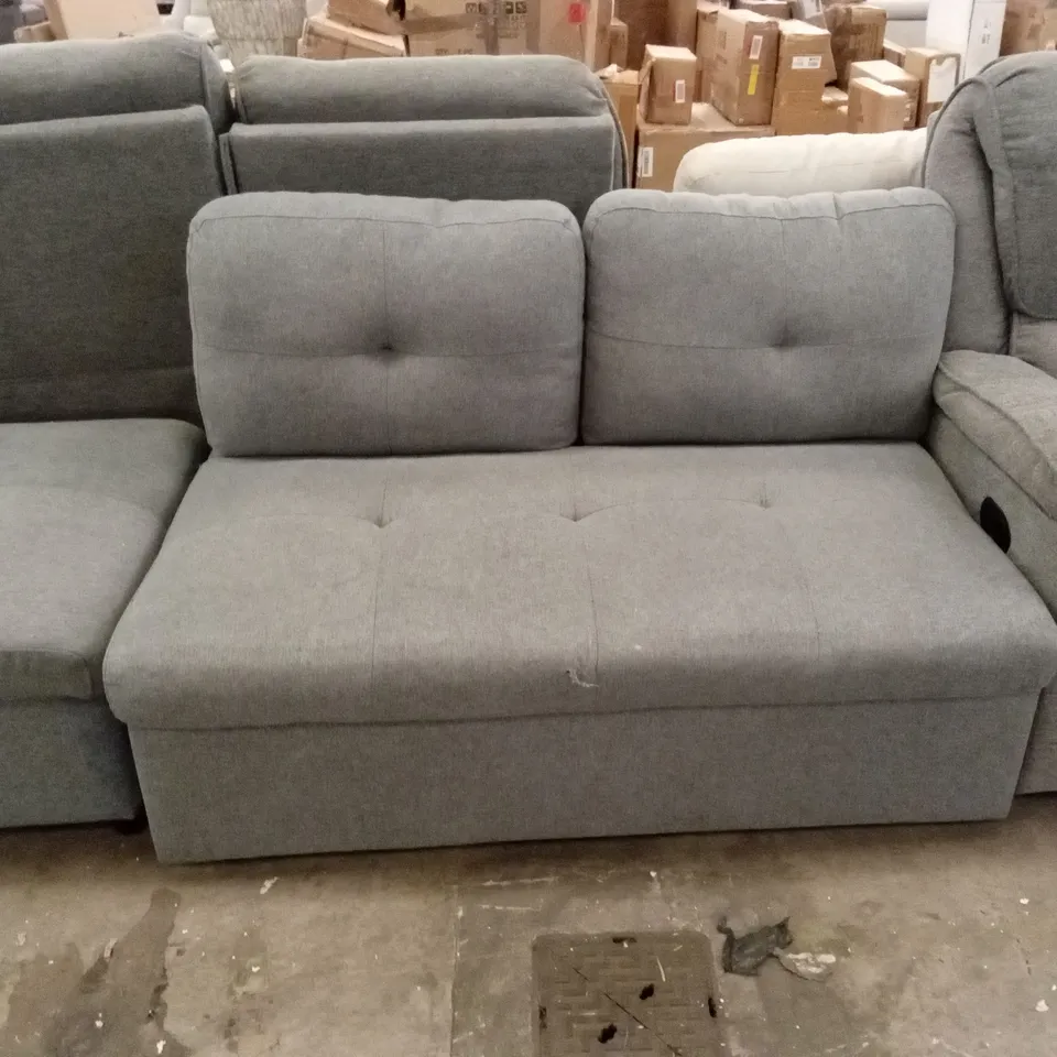 DESIGNER FABRIC SOFA BED - GREY